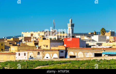 Aussicht auf das Zentrum der Stadt Meknès in Marokko Stockfoto