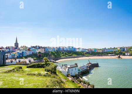Tenby Skyline, Wales, UK Stockfoto