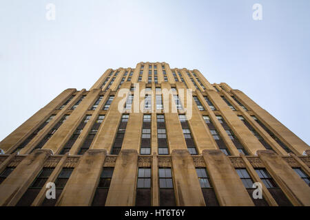 Aldred Building (aka LA PREVOYANCE Gebäude) von unten in der Altstadt von Montreal, Quebec, Kanada Die aldred Building (französisch: edifice aldred; auch k Stockfoto