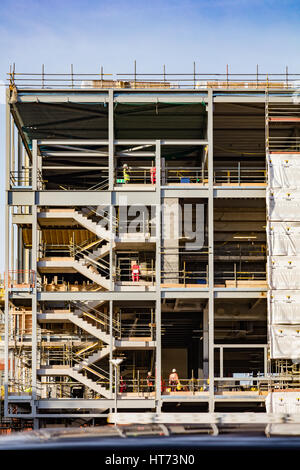 Bau von modernen Wohnungen entwickelt in Zentrum Romford mit Shoppen, London Borough of Havering, UK Stockfoto