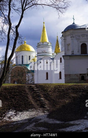 Die Verklärungskirche in Tschernigow, bewölkt sonnigen Frühlingstag, März, Ukraine Stockfoto