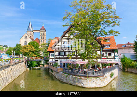 Stadt Esslingen am Neckar - Deutschland Stockfoto