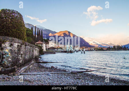 Menaggio am Comer See, Lombardei Region, Italien. Stockfoto