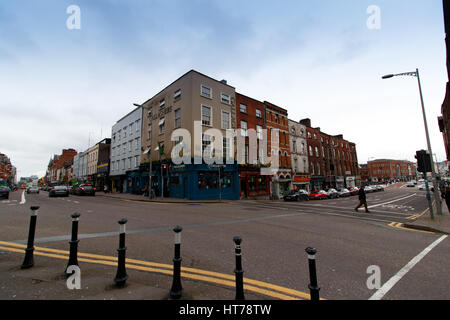 8. März 2017, Cork, Irland: Ecke von Bridge Street und MacCurtain Street Stockfoto