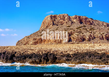 Kap Greco, auch bekannt als Cavo Greco. Bezirk Famagusta, Zypern. Stockfoto