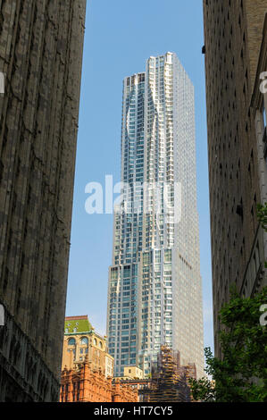 8 Spruce Street, The Beckman Tower, Financial District, Manhattan, NYC, USA Stockfoto