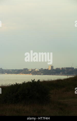 Blick vom Hengistbury Kopf, Dorset, Großbritannien Stockfoto