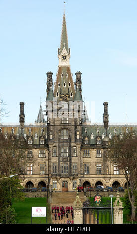 Fettes College in Edinburgh New Town ist die Schule wo Tony Blair ausgebildet wurde. Stockfoto