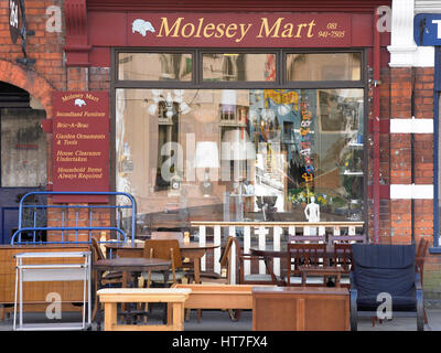 Molesey Mart, Shop, Großbritannien Stockfoto