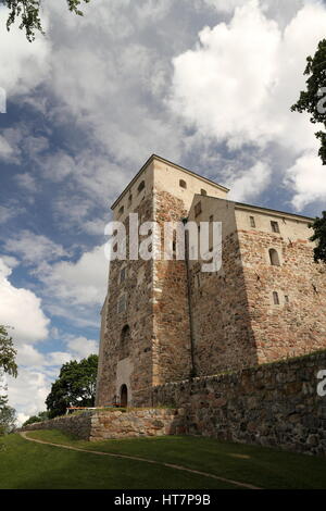 Befestigungsanlagen der Burg von Turku, Finnland Stockfoto