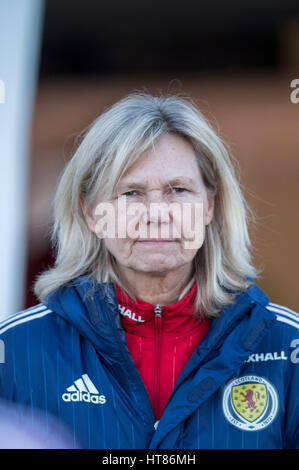 Nicolsia, Zypern. 3. März 2017. Anna Signeul (SCO) Fußball: Zypern Frauen WM 2017 Gruppe B match zwischen Schottland 0-2 Südkorea im GSP-Stadion in Nicolsia, Zypern. Bildnachweis: Maurizio Borsari/AFLO/Alamy Live-Nachrichten Stockfoto