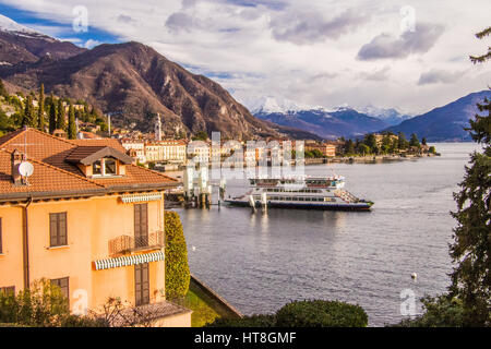 Menaggio, am westlichen Ufer des Lake Como, Lombardei, Italien Stockfoto