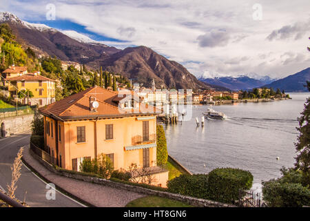 Menaggio, am Westufer des Comer Sees, Lombardei Region, Italien. Stockfoto