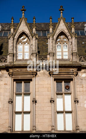 Die Chamber Of Commerce ist ein flämischen Neo-gotischen Grade A aufgeführten Gebäude befindet sich entlang der Panmure Street in Dundee, Großbritannien Stockfoto