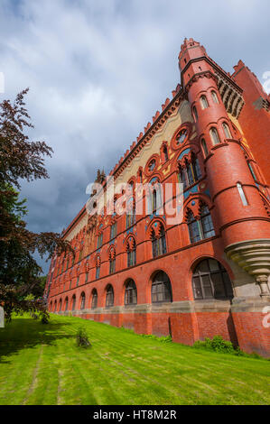 der ehemalige Templetons Teppichfabrik Glasgow. aus Backstein im Italion Stil gebaut. Stockfoto