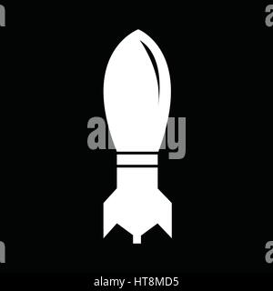 Mörtel-Rakete-Icon-Illustration-design Stock Vektor