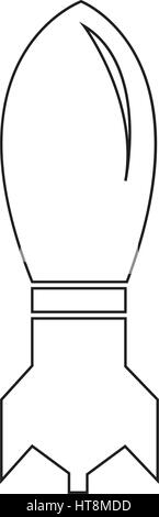 Mörtel-Rakete-Icon-Illustration-design Stock Vektor