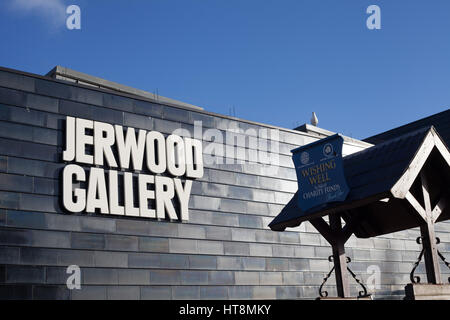 Das preisgekrönte Jerwood Galerie home, Jerwood Sammlung des 20. Jahrhunderts & 21. Jahrhundert der modernen und zeitgenössischen britischen Kunst, Hastings, UK Stockfoto