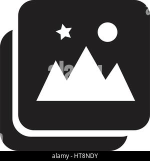 Bildergalerie Photo Album Icon Illustration-design Stock Vektor