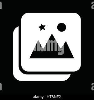 Bildergalerie Photo Album Icon Illustration-design Stock Vektor