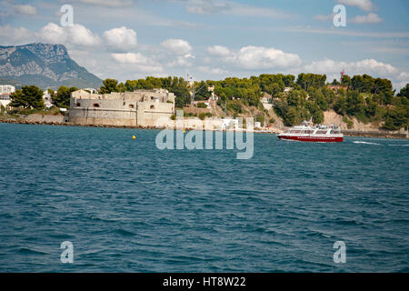 Kriegshafen Toulon, Frankreich Stockfoto