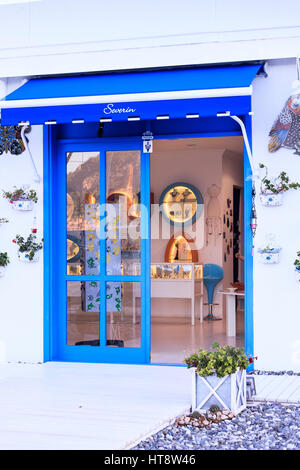 Selimiye Boutique, Bozburun Halbinsel, Türkei Stockfoto