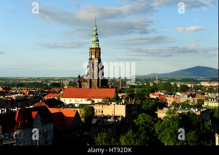 Swidnica, Kirche, dolnoslaskie, Architektur, Kathedrale, Kosciol, preyer, Religion, schlesien, Tempel, tower, Reise, polen, europa, swidnica, Stockfoto