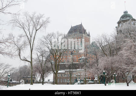 Cheateau Frontenac Stockfoto