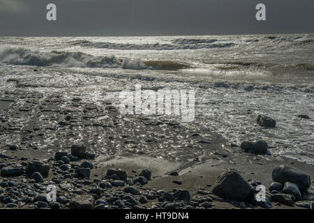 Llantwit Major Strand auf Glamorgan Heritage Coast, South Wales, Australia Stockfoto