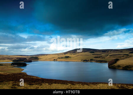 Spartleton und Whiteadder Reservoir, die Lammermuir Hills, East Lothian Stockfoto