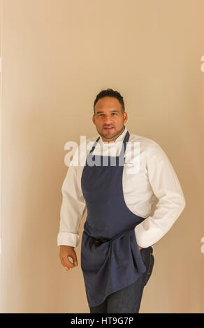 Starkoch Michael Caines im seine neue Lympstone Manor zeitgenössische Country House Hotel in der Nähe von Exmouth, Devon, UK Stockfoto