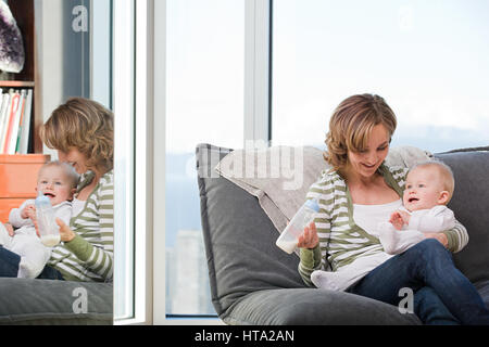 Mutter und baby Stockfoto