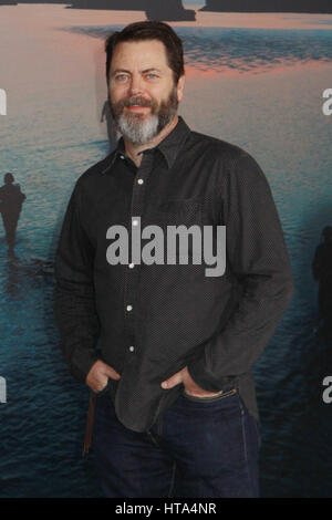 Los Angeles, USA. 8. März 2017. Nick Offerman 08.03.2017 der Los-Angeles-Premiere von "Kong: SKull Island" im Dolby Theatre in Los Angeles, Kalifornien Foto statt: Cronos/Hollywood News Bildnachweis: Cronos Foto/Alamy Live News Stockfoto