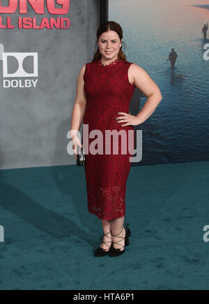 Hollywood, Ca. 8. März 2017. Jessie Ennis, bei Premiere von Warner Bros Pictures "Kong: Skull Island" im Dolby Theater In Kalifornien am 8. März 2017. Bildnachweis: Fs/Medien Punch/Alamy Live-Nachrichten Stockfoto