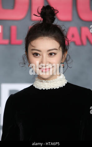 Hollywood, Ca. 8. März 2017. Tian Jing, bei Premiere von Warner Bros Pictures "Kong: Skull Island" im Dolby Theater In Kalifornien am 8. März 2017. Bildnachweis: Fs/Medien Punch/Alamy Live-Nachrichten Stockfoto