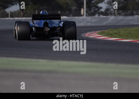 Barcelona, Spanien. 9. März 2017. Formel 1 Probefahrten 2017 in Barcelona Pascal Wehrlein (GER #94), Foto: Sauber F1 Team: Cronos/Hasan Bratic Credit: Cronos Foto/Alamy Live News Stockfoto