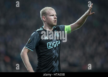 Dänemark, Kopenhagen, März 9. 2017. Davy Klaassen von Ajax Amsterdam gesehen während der Europa League 16 Spiel zwischen FC Kopenhagen und Ajax Amsterdam bei Telia Parken. Stockfoto