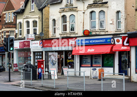 Geschäfte in Iffley Road, Donnington, Oxford, Großbritannien Stockfoto