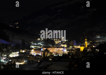 Saalbach - österreichischen Skigebiet Stockfoto