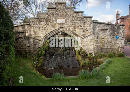 Allgemeine Ansicht von West Malling in Kent, Großbritannien. Stockfoto