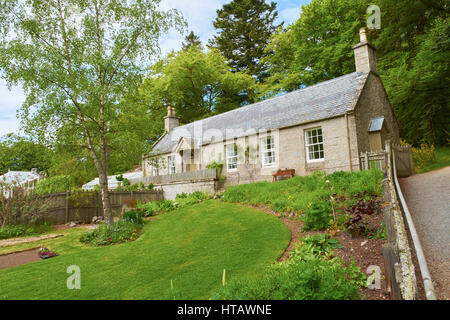 Ferienhaus in den Gemüsegarten in Balmoral Castle Estate, Aberdeenshire, North East schottischen Highlands. Stockfoto