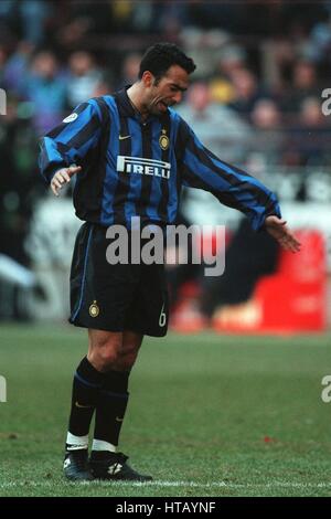 YOURI DJORKAEFF INTER Mailand FC 7. Februar 1999 Stockfoto