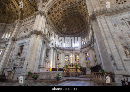 Como-Kathedrale (Cattedrale di Santa Maria Assunta, Duomo di Como), häufig beschrieben als die letzte gotische Kathedrale in Italien gebaut. Stockfoto