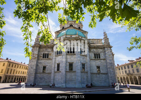 Como-Kathedrale (Cattedrale di Santa Maria Assunta, Duomo di Como), häufig beschrieben als die letzte gotische Kathedrale in Italien gebaut. Stockfoto