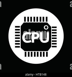 CPU-Icon-Illustration-design Stock Vektor