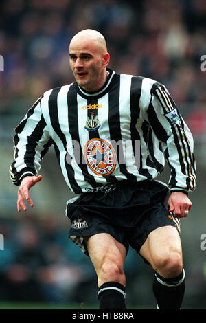 TEMUR KETSBAIA NEWCASTLE UNITED FC 30. Januar 1999 Stockfoto