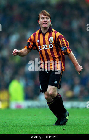 STUART MCCALL BRADFORD CITY FC 31. Januar 1999 Stockfoto