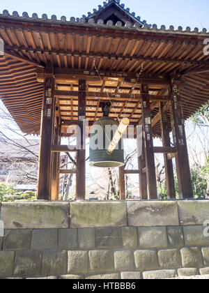 Daibonsho, Glocke, Zōjō-Ji-Tempel, Minato, Tokio. Stockfoto