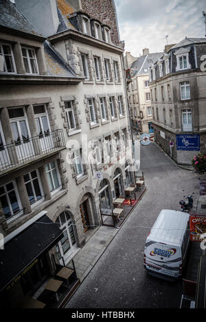 Die Intramuros - internen von Saint Malo. Bretagne, Frankreich Stockfoto