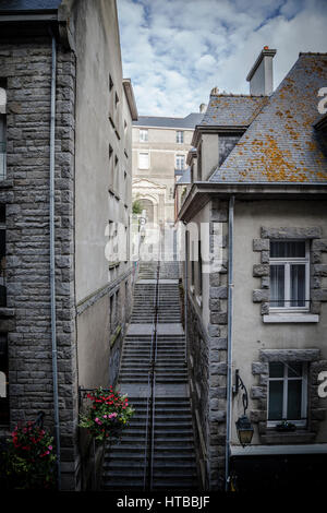 Die Intramuros - internen von Saint Malo. Bretagne, Frankreich Stockfoto